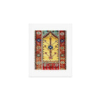 Antique Turkish Ladik Prayer Rug Print Art Print Gallery Image 1