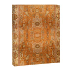 Antique Turkish Oushak Rug Print Canvas Print Gallery Image 3