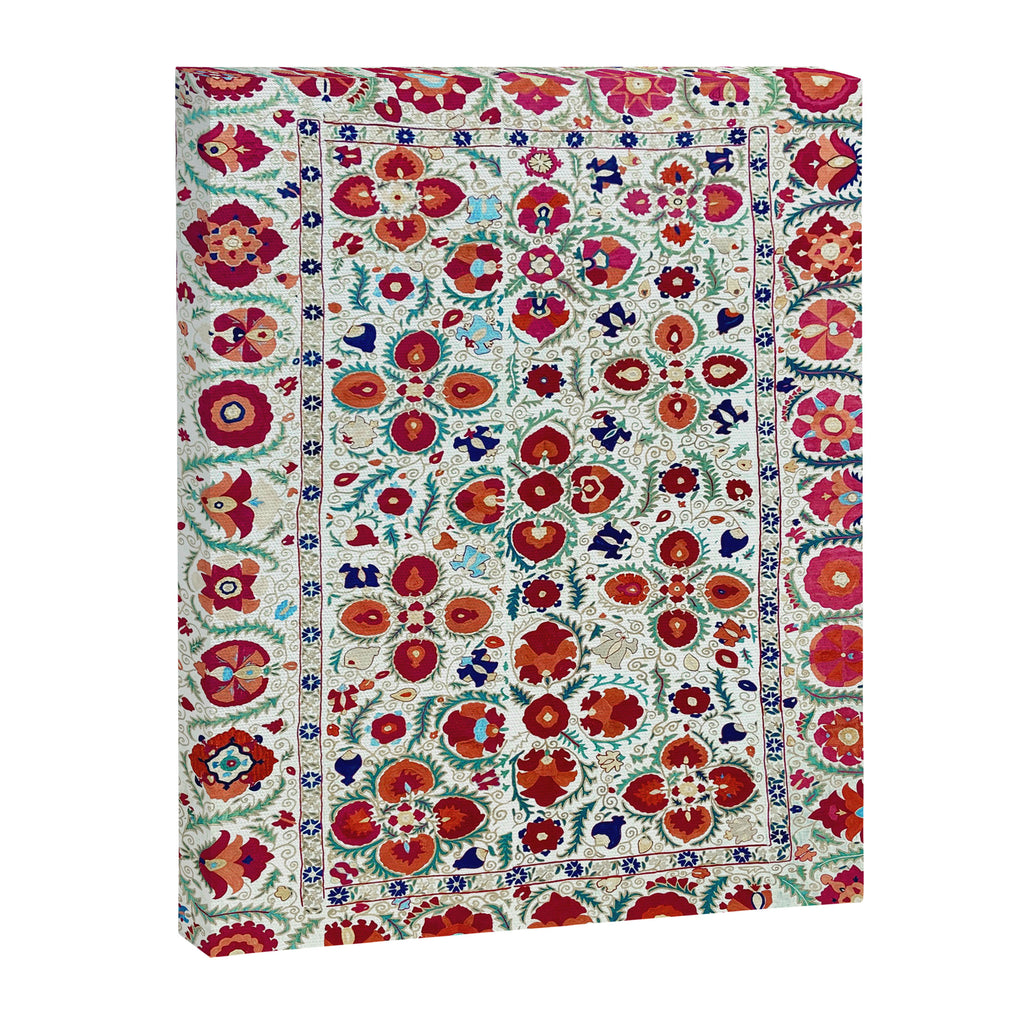 Antique Uzbek Suzani Embroidery Print Canvas Print Gallery Image 3