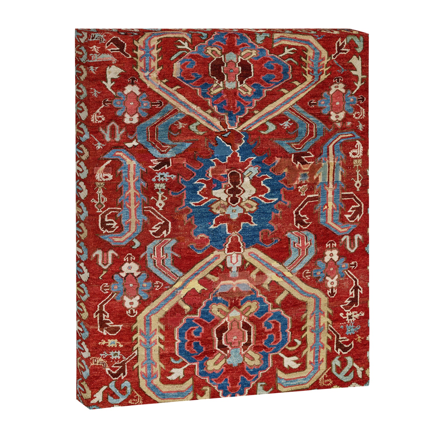 Armenian Manisa Province West Anatolian Dragon Rug Print Canvas Print Gallery Image 3