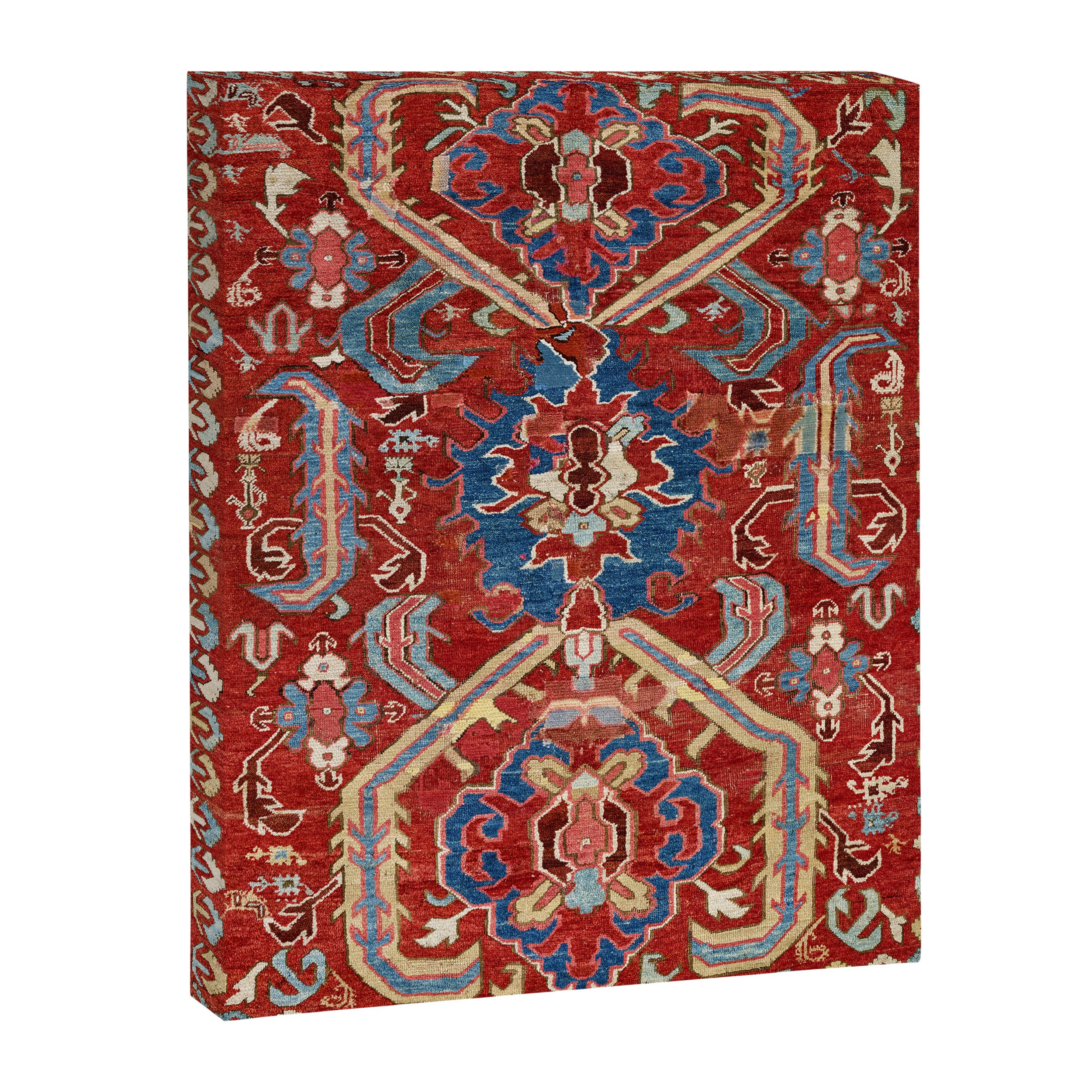 Armenian Manisa Province West Anatolian Dragon Rug Print Canvas Print Gallery Image 3