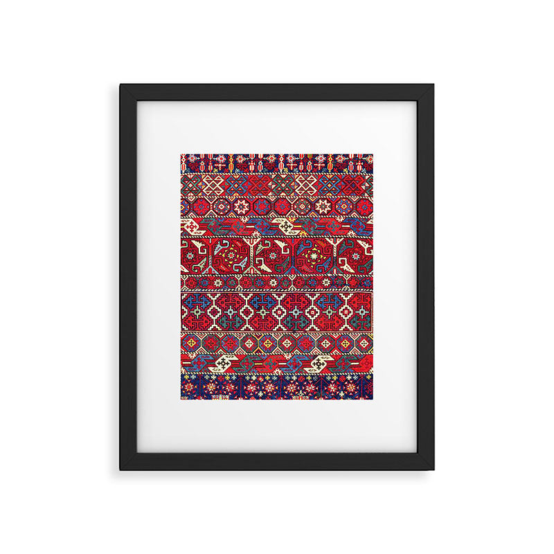 Armenian Vintage Rug Print Framed Art Print Gallery Image 5