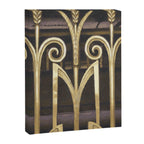 Art Deco Gold Abstract Modern Art Canvas Print Gallery Image 3