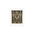 Art Deco Gold Abstract Modern Art Art Print Gallery Image 1