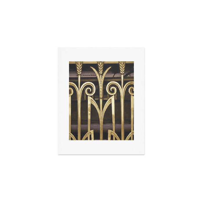 Art Deco Gold Abstract Modern Art Art Print Gallery Image 1