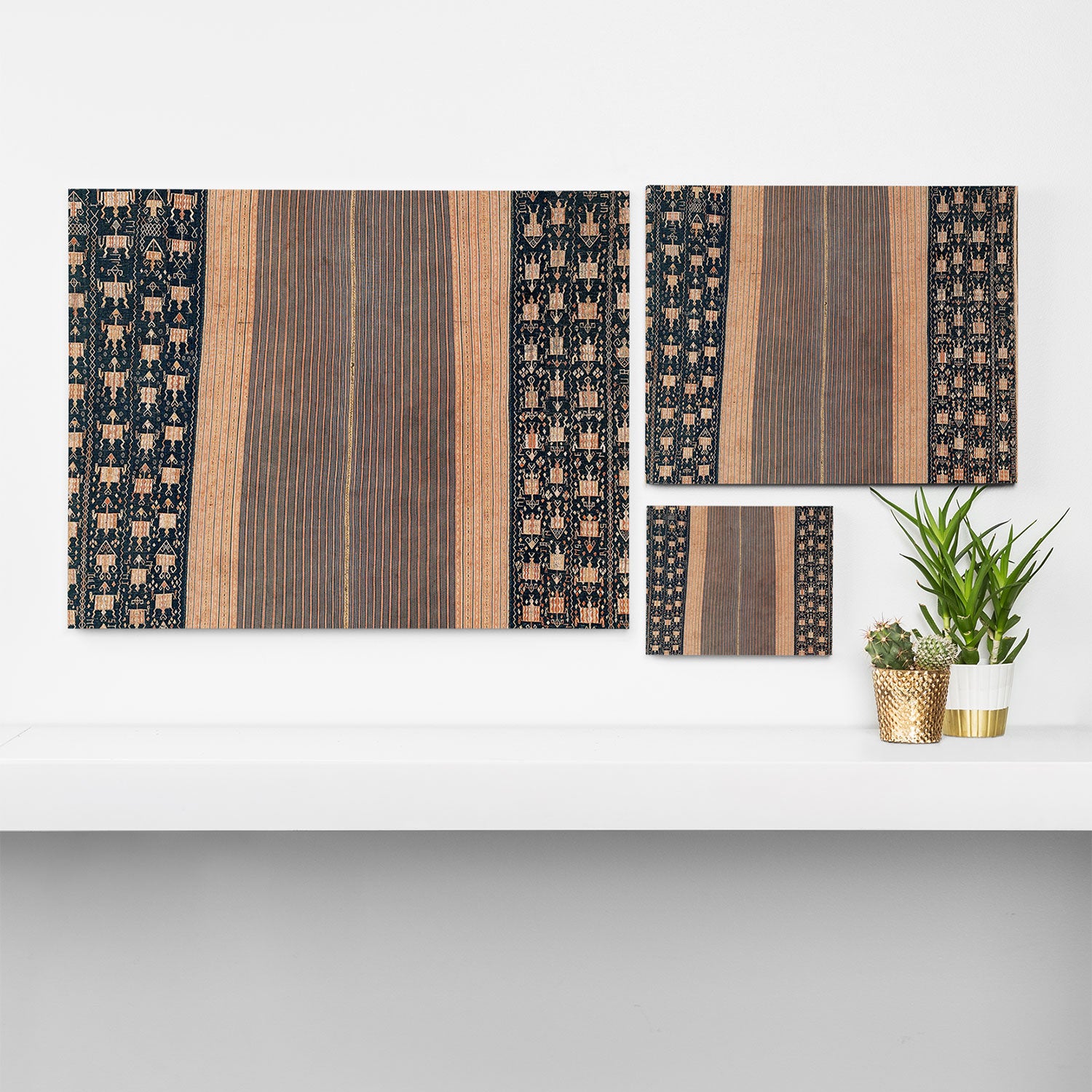 Atoni West Timor Amanatun Indonesian Wrap for Woman Print Canvas Print Gallery Image 3