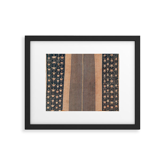 Atoni West Timor Amanatun Indonesian Wrap for Woman Print Framed Art Print Gallery Image 1