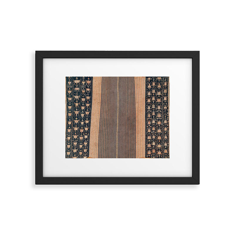 Atoni West Timor Amanatun Indonesian Wrap for Woman Print Framed Art Print Gallery Image 5
