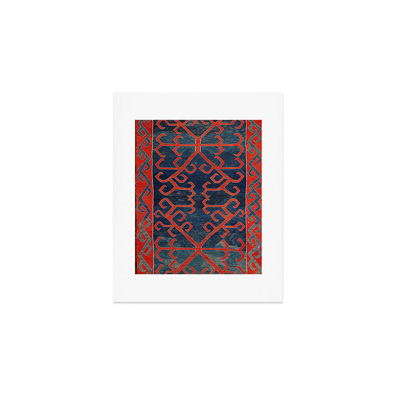 Avar Daghestan Northeast Caucasus Kilim Print Art Print Gallery Image 1