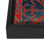 Avar Daghestan Northeast Caucasus Kilim Print Framed Canvas Print Gallery Image 3