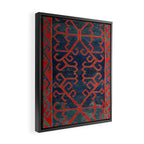 Avar Daghestan Northeast Caucasus Kilim Print Framed Canvas Print Gallery Image 2
