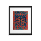 Avar Daghestan Northeast Caucasus Kilim Print Framed Art Print Gallery Image 5