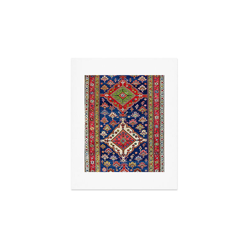 Azerbaijan Northwest Persian Long Rug Print Art Print Gallery Image 1