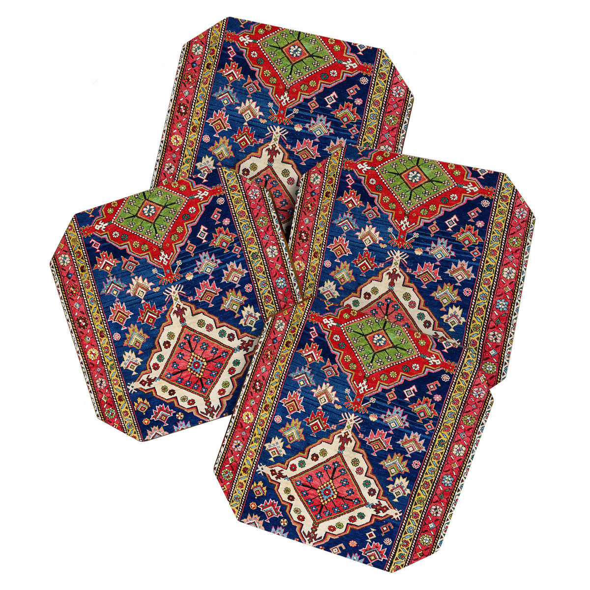 Azerbaijan Northwest Persian Long Rug Print Coaster Gallery Image 1