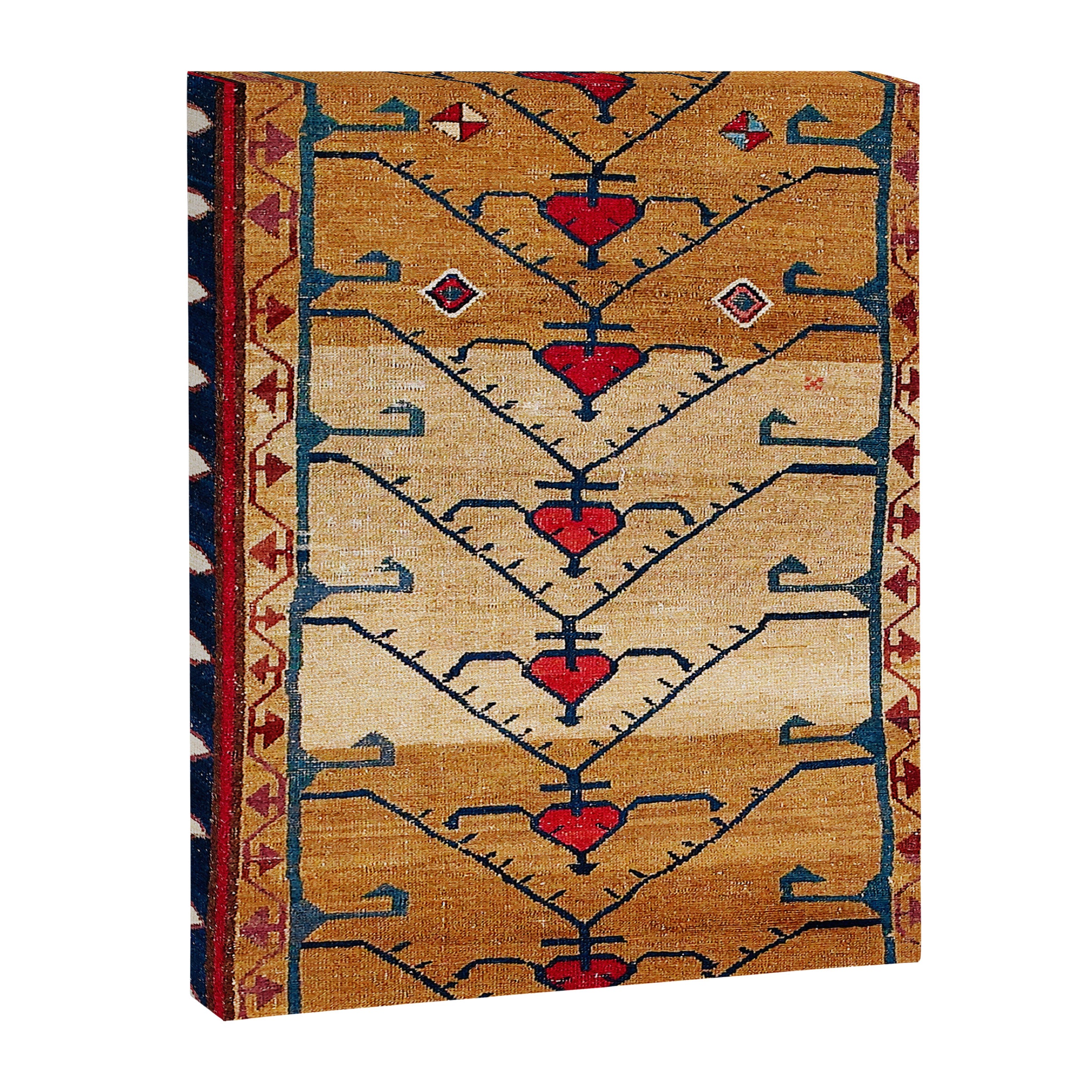Azerbaijani Northwest Persian Carpet Print Canvas Print Gallery Image 3