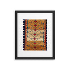 Azerbaijani Northwest Persian Carpet Print Framed Art Print Gallery Image 6