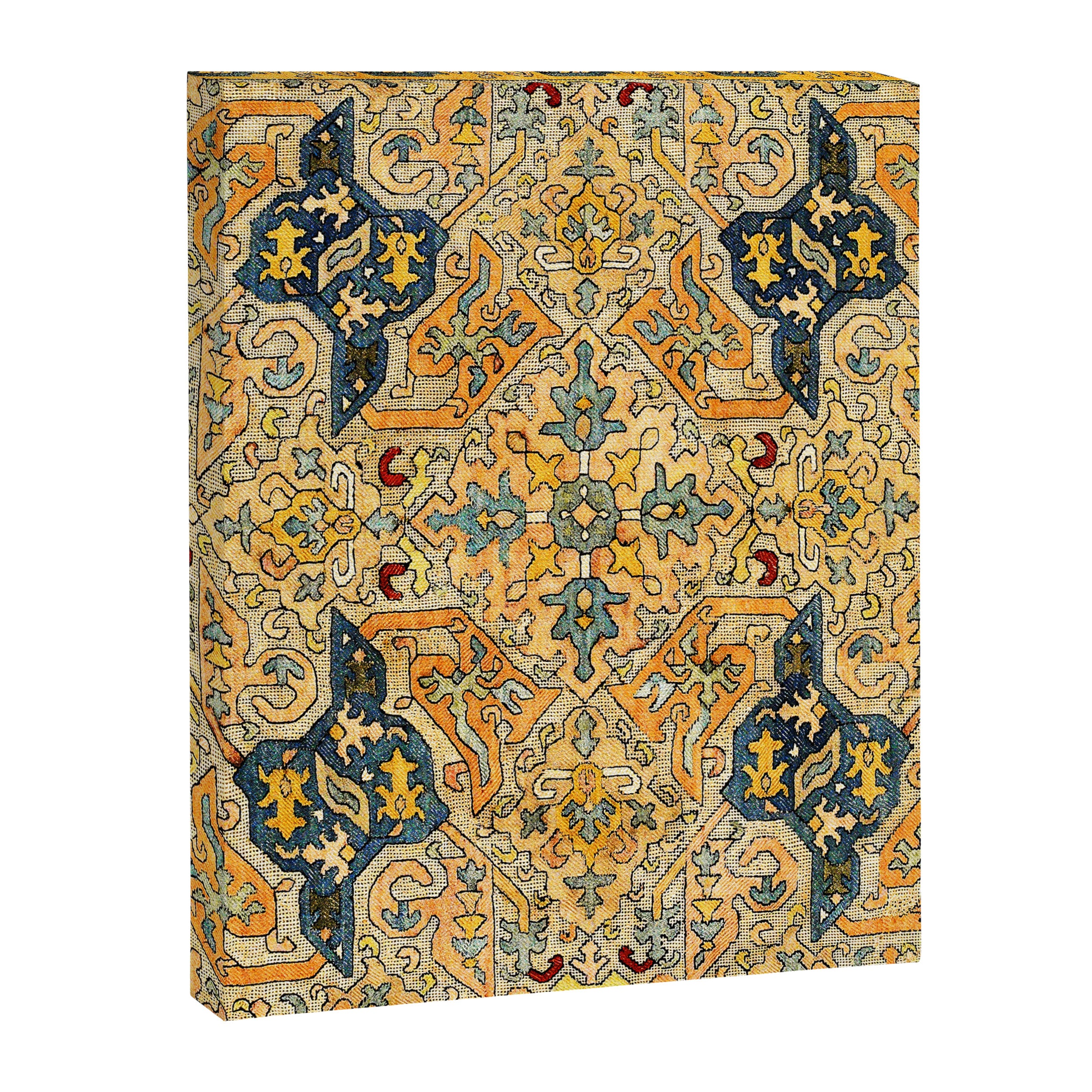 Azerbaijani Southeast Caucasus 18th Century Silk Embroidery Print Canvas Print Gallery Image 3