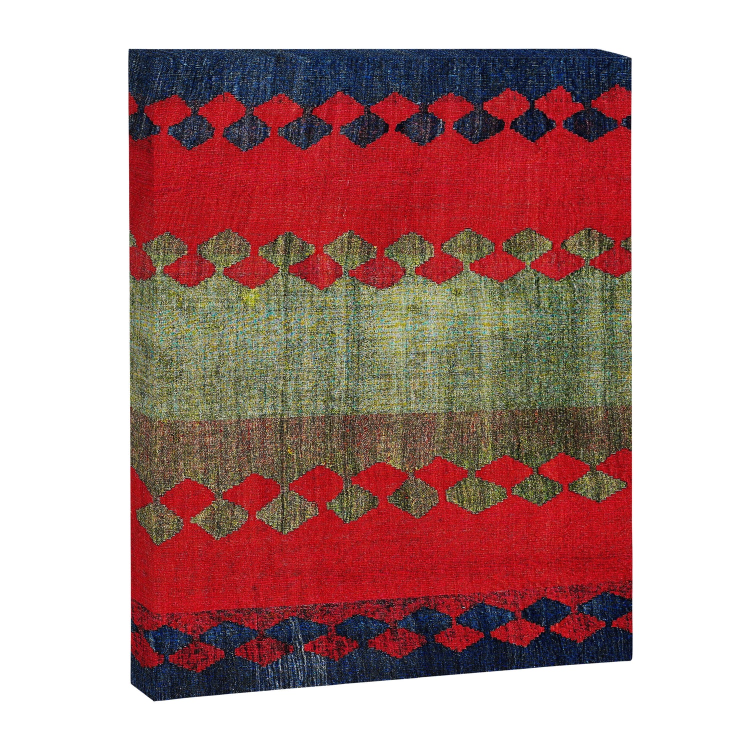 Azeri Shadda  Azerbaijan South Caucasus Plainweave Print Canvas Print Gallery Image 3