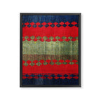 Azeri Shadda  Azerbaijan South Caucasus Plainweave Print Framed Canvas Print Gallery Image 3