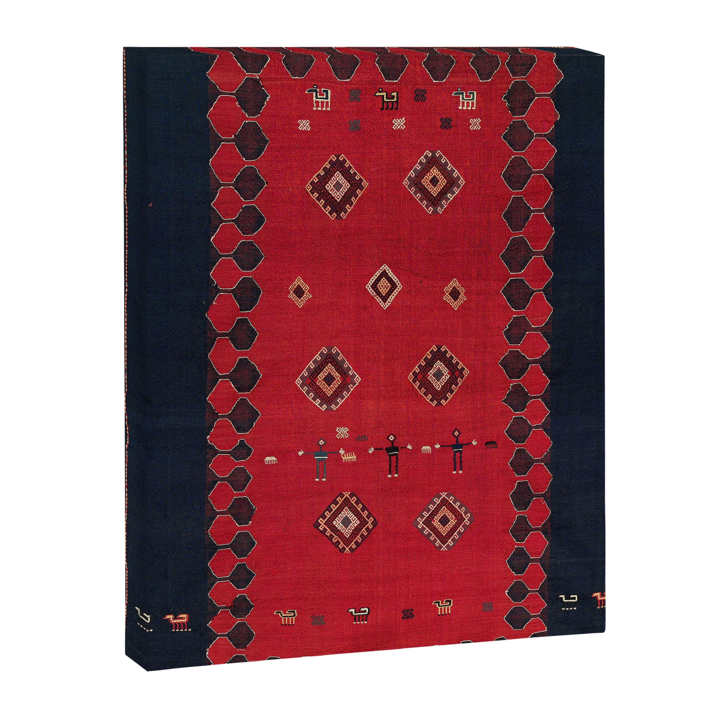 Azeri South Caucasus Azerbaijan Flatwoven Cover Canvas Print Gallery Image 3