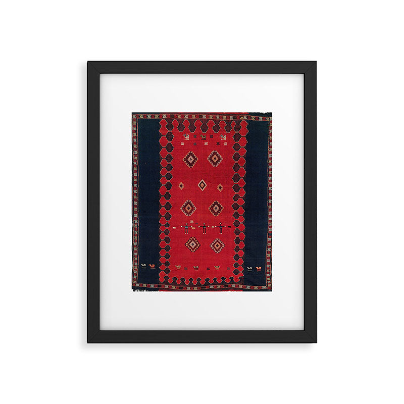 Azeri South Caucasus Azerbaijan Flatwoven Cover Framed Art Print Gallery Image 4
