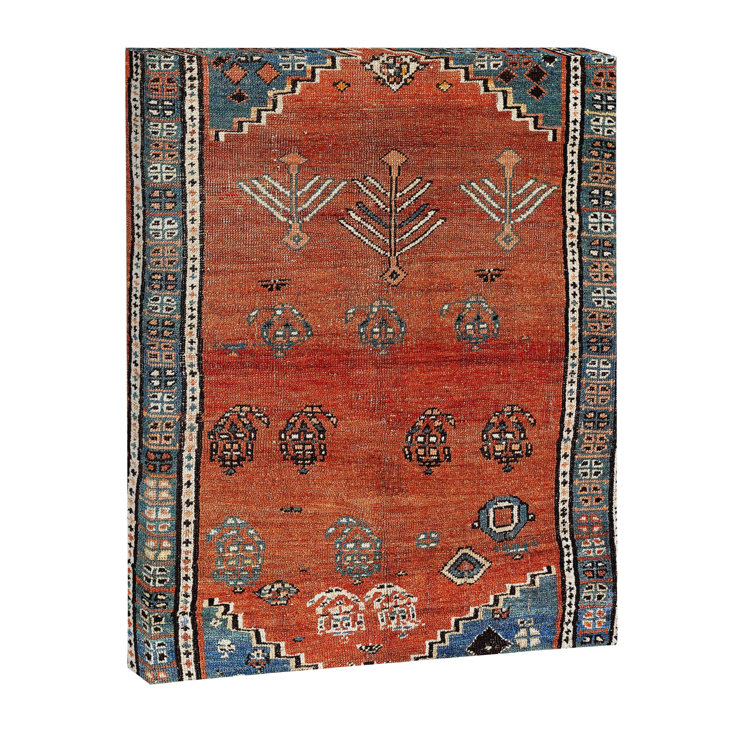 Bakhshaish Azerbaijan Northwest Persian Carpet Print Canvas Print Gallery Image 3