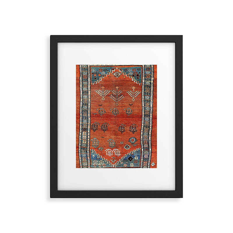 Bakhshaish Azerbaijan Northwest Persian Carpet Print Framed Art Print Gallery Image 4