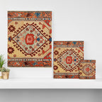 Bakhshaish Azerbaijan Northwest Persian Long Rug Print Canvas Print Gallery Image 3