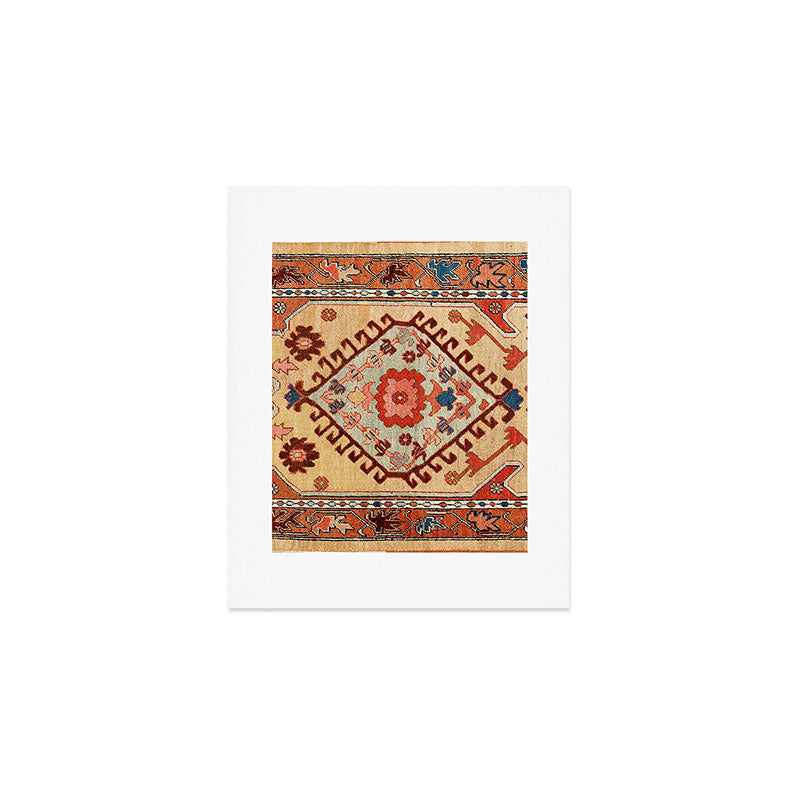 Bakhshaish Azerbaijan Northwest Persian Long Rug Print Art Print Gallery Image 1