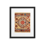 Bakhshaish Azerbaijan Northwest Persian Long Rug Print Framed Art Print Gallery Image 5