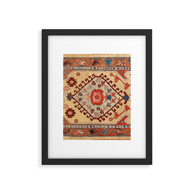 Bakhshaish Azerbaijan Northwest Persian Long Rug Print Framed Art Print Gallery Image 5
