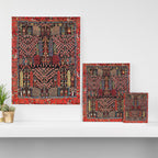 Bakhshaish Azerbaijan Northwest Persian Rug Print Canvas Print Gallery Image 3