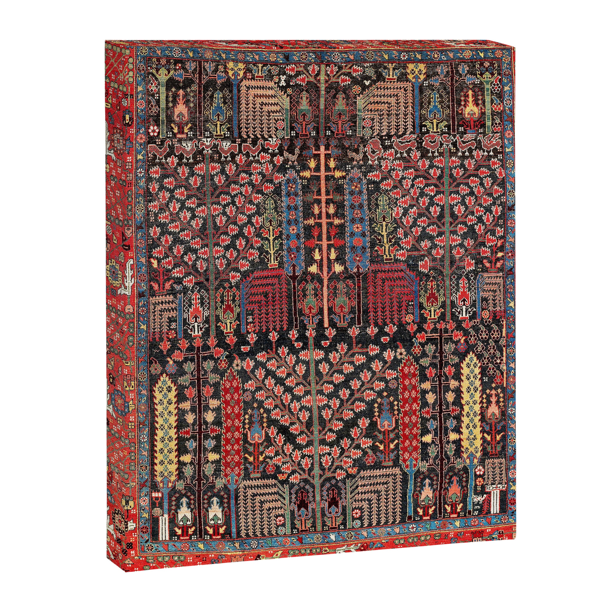 Bakhshaish Azerbaijan Northwest Persian Rug Print Canvas Print Gallery Image 3