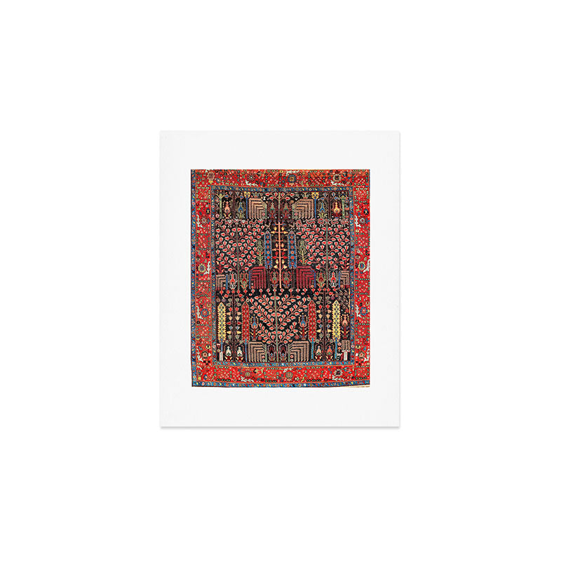 Bakhshaish Azerbaijan Northwest Persian Rug Print Art Print Gallery Image 1