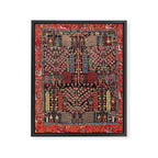 Bakhshaish Azerbaijan Northwest Persian Rug Print Framed Canvas Print Gallery Image 3