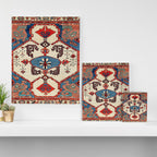 Bakhshaish Azerbaijan Northwest Persian Rug Print Canvas Print Gallery Image 3