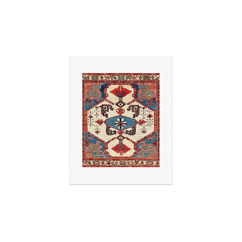 Bakhshaish Azerbaijan Northwest Persian Rug Print Art Print Gallery Image 1