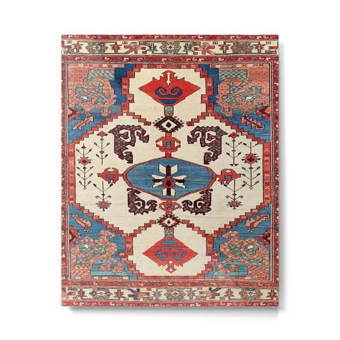 Bakhshaish Azerbaijan Northwest Persian Rug Print Metal Print Gallery Image 1