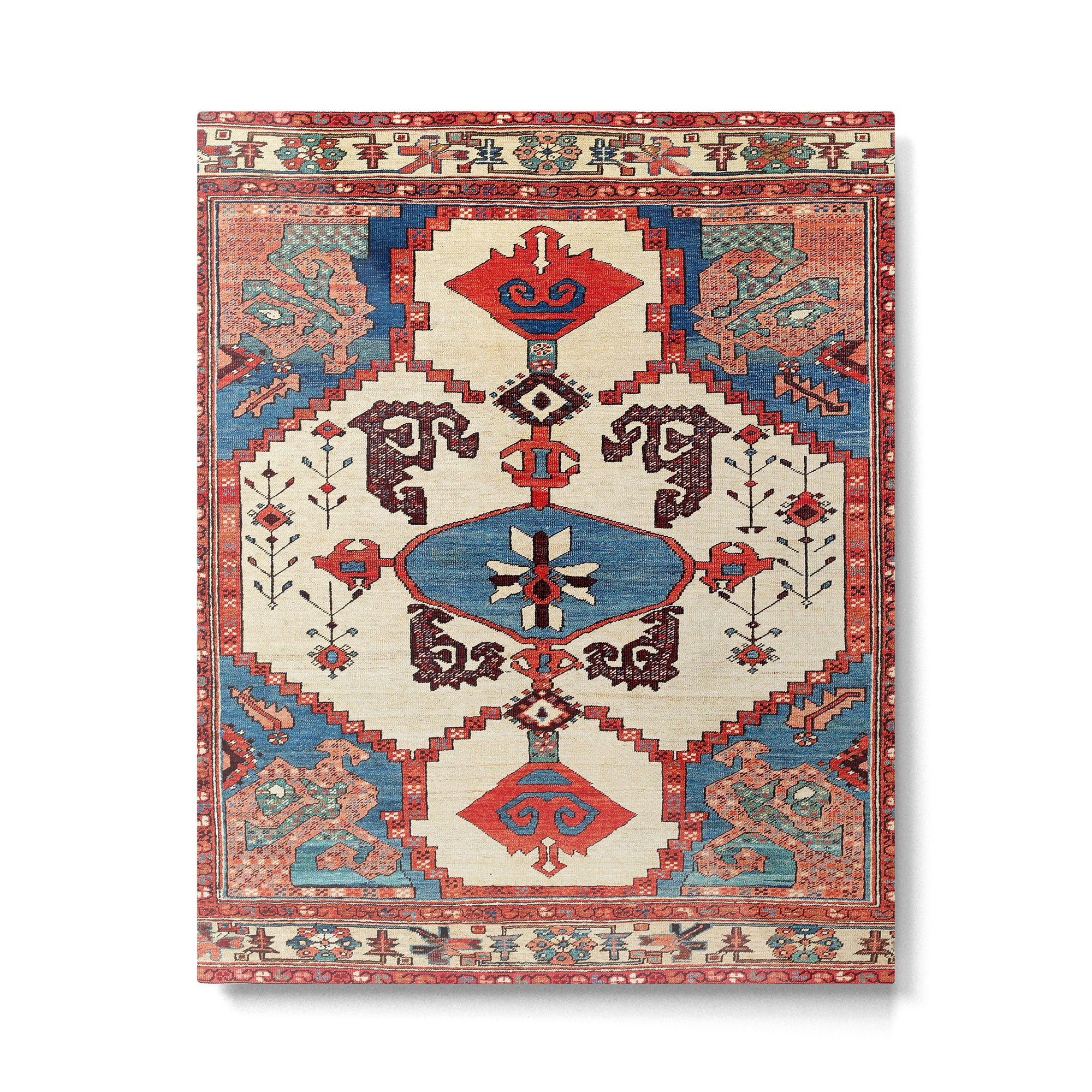 Bakhshaish Azerbaijan Northwest Persian Rug Print Metal Print Gallery Image 6