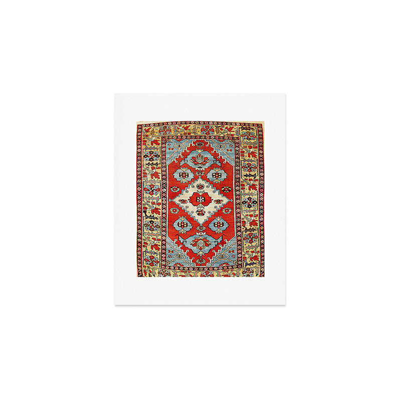 Bakhshaish Azerbaijan Northwest Persian Rug Print Art Print Gallery Image 1