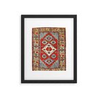 Bakhshaish Azerbaijan Northwest Persian Rug Print Framed Art Print Gallery Image 4