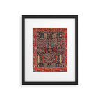 Bakhshaish Azerbaijan Northwest Persian Rug Print Framed Art Print Gallery Image 4