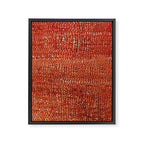 Bakhshaish Rug Detail Print Framed Canvas Print Gallery Image 8