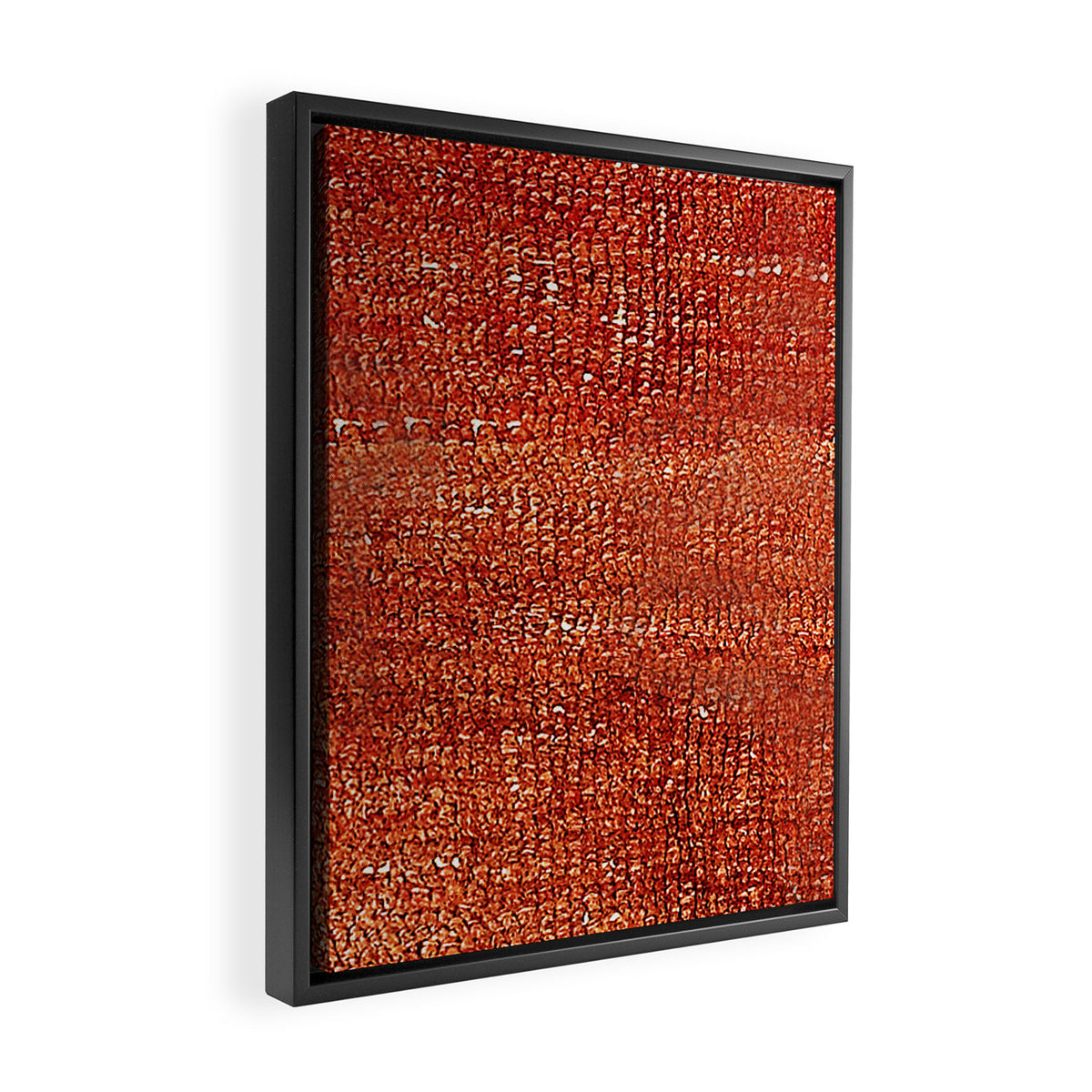 Bakhshaish Rug Detail Print Framed Canvas Print Gallery Image 2