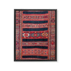 Bakhtiari Central Persian Flatweave Fragment Framed Canvas Print Gallery Image 3