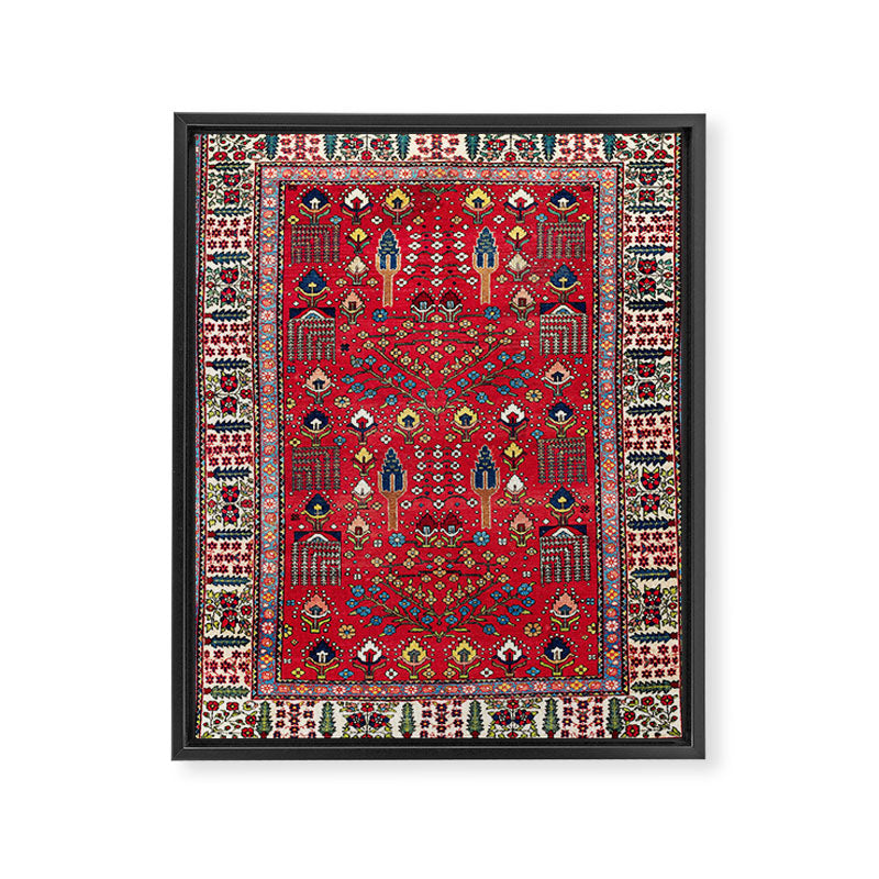 Bakhtiari Central Persian Garden Print Framed Canvas Print Gallery Image 3