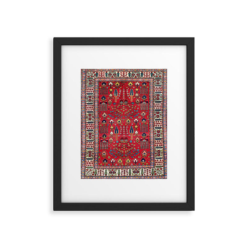 Bakhtiari Central Persian Garden Print Framed Art Print Gallery Image 4