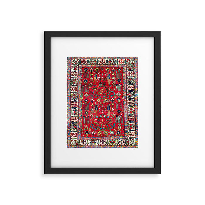 Bakhtiari Central Persian Garden Print Framed Art Print Gallery Image 1