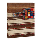 Bakhtiari Chahar Mahal  Northeast Persian Tasheh Print Canvas Print Gallery Image 3
