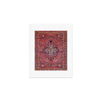 Bakhtiari West Central Persian Antique Rug Print Art Print Gallery Image 1